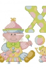 ABC Babies X from Las Labores de Ana Extra Baby 29 PCS