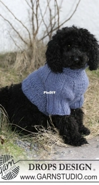 Drops Design - Winter Woof  Dog Sweater  - Spanish - Free