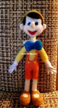 Pinnochio  - needle felting