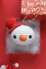 Snips and Stitches - Tommy Adams - Snowman Ornament - Free