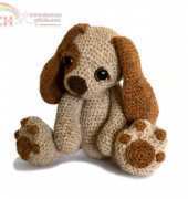 Patchwork Moose - Kate E Hancock - Moss the Puppy Dog
