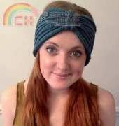 Ribbed Turban by Debbie Bliss-Free