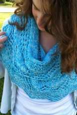 Turquoise Summer Scarf by Karly Royer/Knitting Cottage-Free