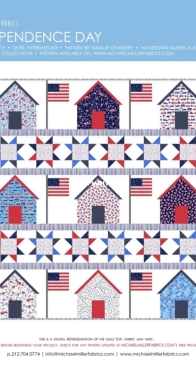 Michael Miller Fabrics - Quilt Designer Natalie Crabtree - Independence Day -  Free