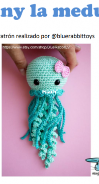 Blue Rabbit - Irina Tocelovska - Jenny the Jellyfish - Jenny la Medusa - Spanish