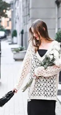 Mandry pullover by Natalie Pelykh - Adults - Russian