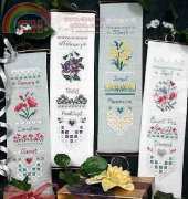 The Victoria Sampler January Birthday Bellpull
