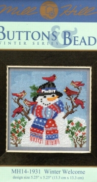 Mill Hill Buttons & Beads Winter Series MH14-1931 Winter Welcome XSD
