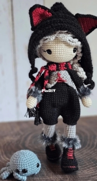 Hobbii Design - One Crafty Magpie - Matilda and Billy - Das Wolfsmädchen und die kleine Spinne - German - Free