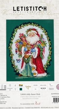 LetiStitch L8005 - Jolly Saint Nick PCS
