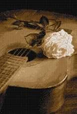 Rose on Guitar by Stepanova Love/Slovew PCS