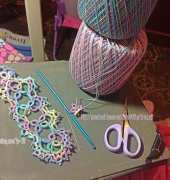 Tatted bookmark