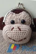 Laura Loves Crochet - Laura Sutcliffe - Monkey Coin Purse