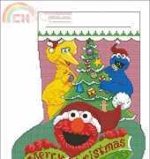 Janlynn #68-73 Sesame Street Stocking
