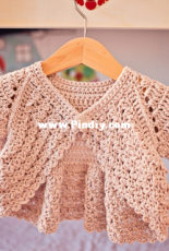 Mon Petit Violon - Vita Apala - Flutter Sleeve Shrug