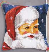 Vervaco PN-0144705 Kind Santa Cushion Front