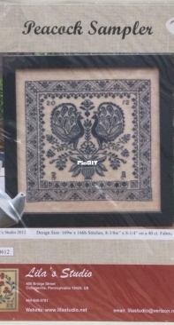 Lilas Studio 0612 - Peacock Sampler  XSD + PCS