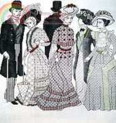 Catkin Embroidery Designs-Blackwork Garden Party