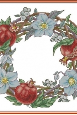 Pomgranate Wreath by Natalia Cherepanova XSD