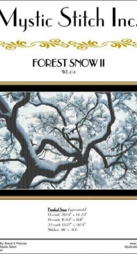 mystic stitch Inc. WL-04 Forest Snow II