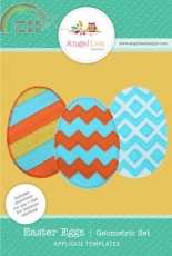Angel Lea Designs-Easter Eggs-Geometric Set Applique templates- free
