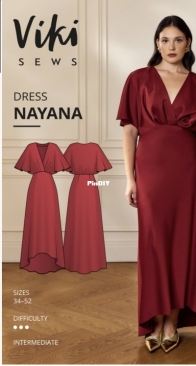 Viki Sews - Dress Nayana - Наяна - Russian