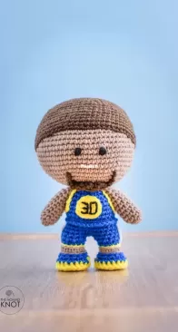 Basketball Player Amigurumi Stephen Curry - TheNomadKnot - Ana Figueiredo - English