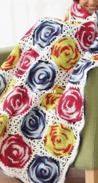 Bernat mad for plaid crochet blanket best sale