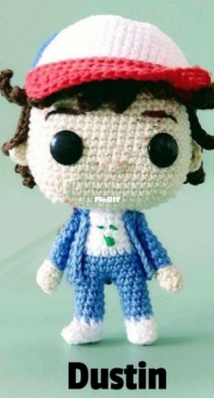 Amigurumi Joy - Marina - Stranger Things - Dustin - Portuguese