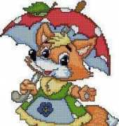 Foxy Umbrella