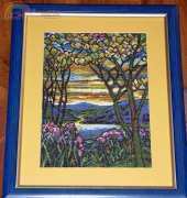 Tiffany Stained Glass Spring Irises from Kram z Robótkami 5-6/2004