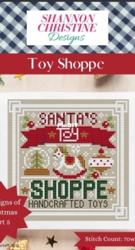 Shannon Christine Designs - The Signs of Christmas #5 of 9 - Toy Shoppe