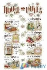 Dimensions 72555 House Rules Front Door Bow