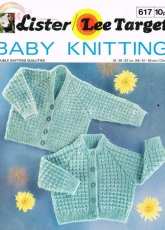 Lister/Lee Target 617  V and Round Neck baby Cardigans