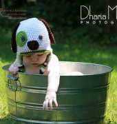 simply irresistible patterns -Patchy Puppy Hat Pattern