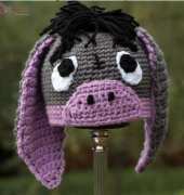 Janet M Spirik - Little Donkey Hat - Eeyore