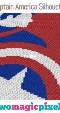 Two Magic Pixels - Captain America silhouette