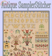 Antique Sampler Stitcher 13 - Jun/Jul 2010