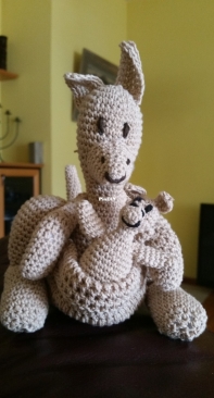Cangaroo and baby