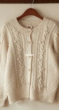 I Hate Cables Cardigan by Manmi Choi (Soop Knits) - English