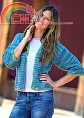 Kimono With I-cord Edge by Joan Hughes
