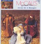 McCalls Creates Paper Craft 14257 Away in a Manger