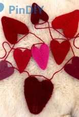 Be Mine Heart Garland by Kristen Ashbaugh-Helmreich -Free