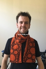 Spherical fractal scarf by Niels Langeveld and Anja Rueten-Budde-Free