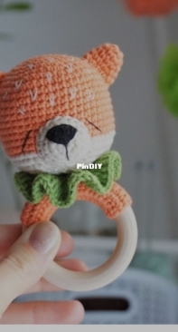 House Sleeping Toys - Maria Kostychenko - Fox teething toy - Russian