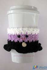 The Enchanted Ladybug - Angie Hale - Crochet Ursula Coffee Cup Cozy - Free