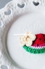 Tu Zhi Xiaojie - Watermelon Brooch - Chinese
