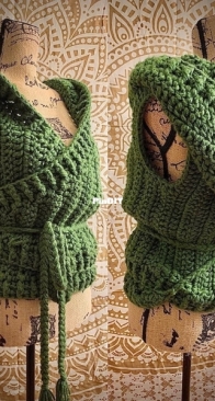Stone Sparrow Crochet - Hillary Newcomb/Lewis - Wrap Vest