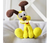 Crochet Design Wonders - Crochet Wonders Design - Olga Toys Handmade - Olga Kurchenko - Olga Kuchenki - Funny Toys - Dog Odie