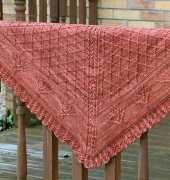 Autumn Leaves Shawl by Amanda Clark